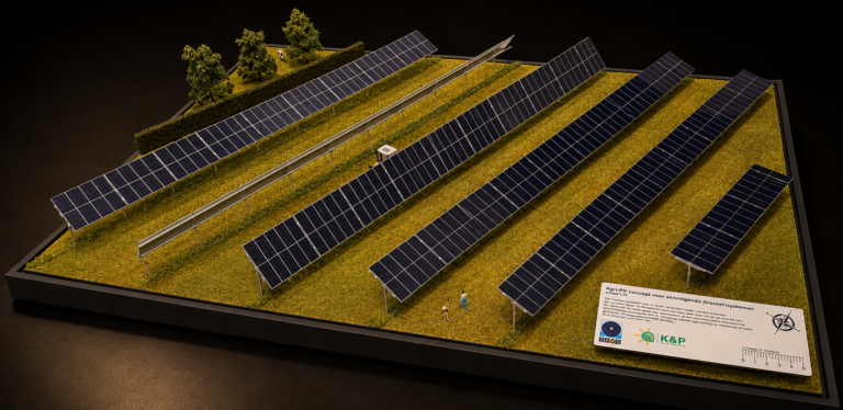 Maquette zonnepark – Agri-PV