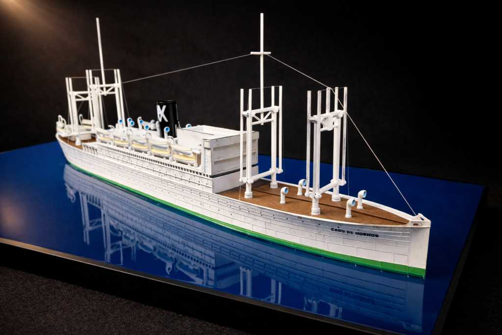 Historisch scheepsmodel Cabo de Hornos