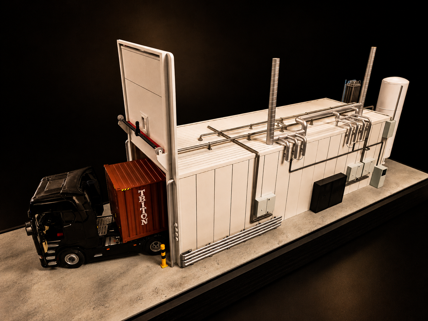 Industrieel model behandelinstallatie voor Fumico